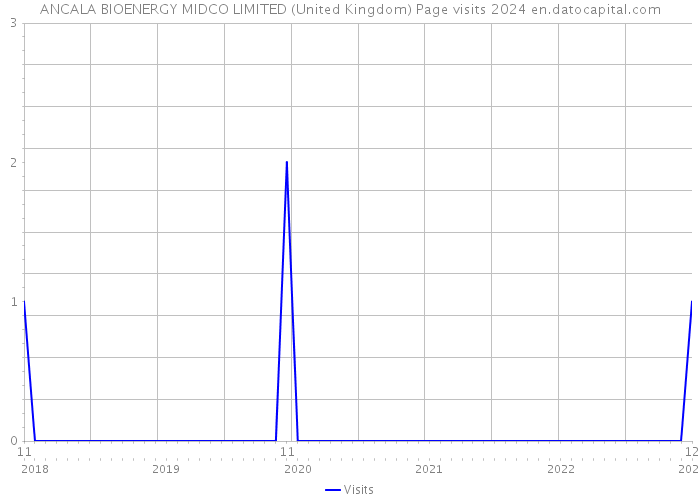 ANCALA BIOENERGY MIDCO LIMITED (United Kingdom) Page visits 2024 