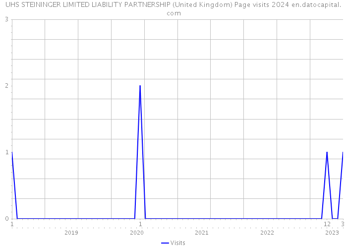 UHS STEININGER LIMITED LIABILITY PARTNERSHIP (United Kingdom) Page visits 2024 