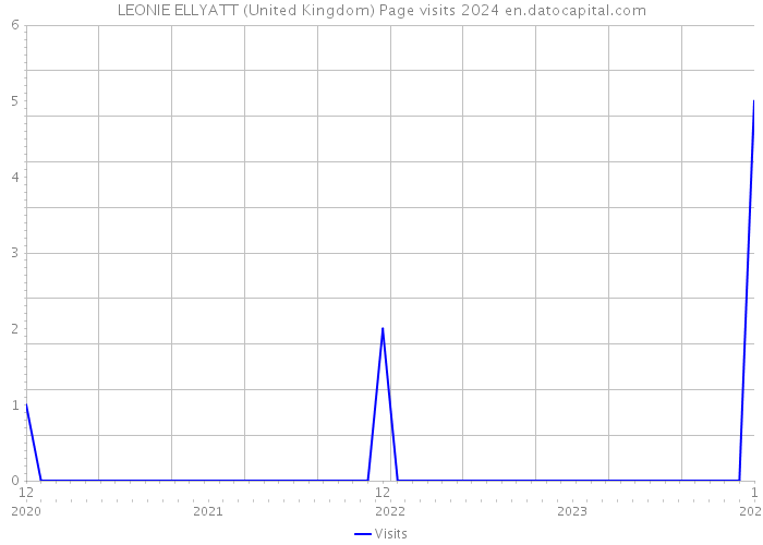 LEONIE ELLYATT (United Kingdom) Page visits 2024 
