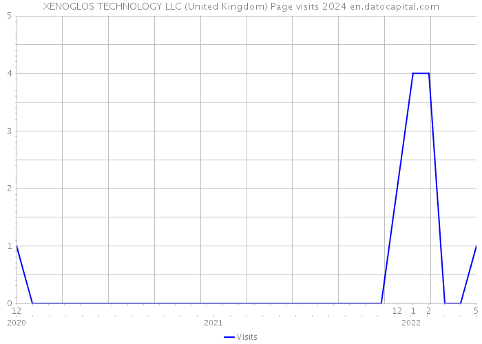 XENOGLOS TECHNOLOGY LLC (United Kingdom) Page visits 2024 