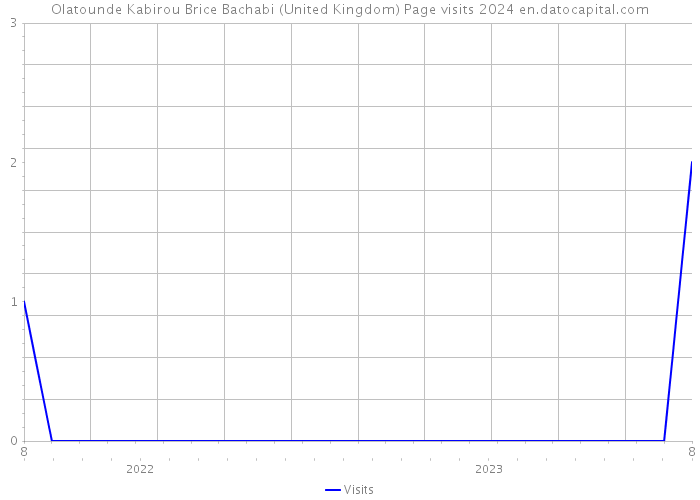 Olatounde Kabirou Brice Bachabi (United Kingdom) Page visits 2024 