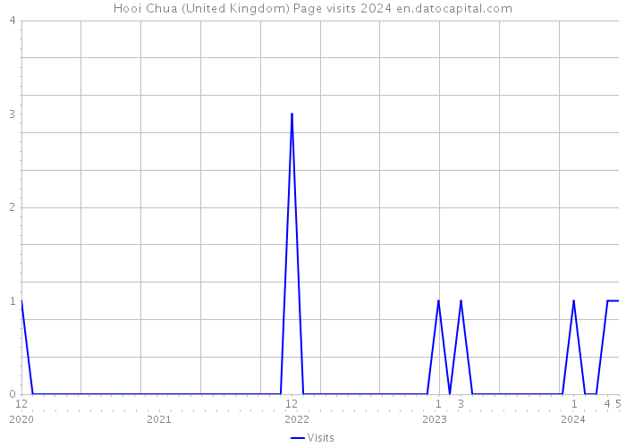 Hooi Chua (United Kingdom) Page visits 2024 