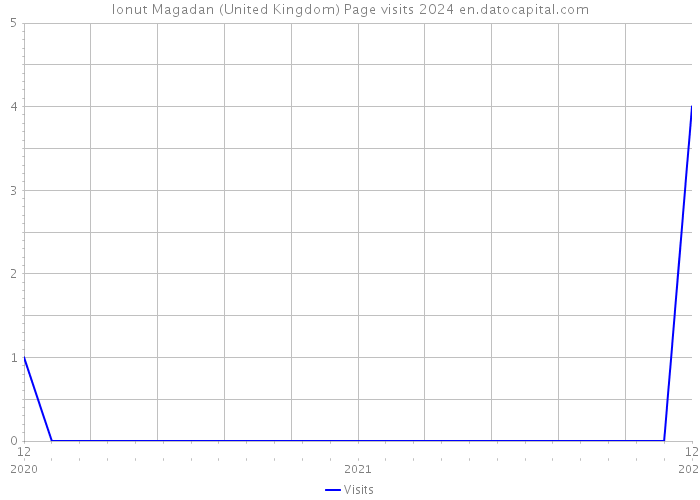Ionut Magadan (United Kingdom) Page visits 2024 