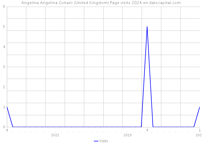 Angelina Angelina Gokani (United Kingdom) Page visits 2024 