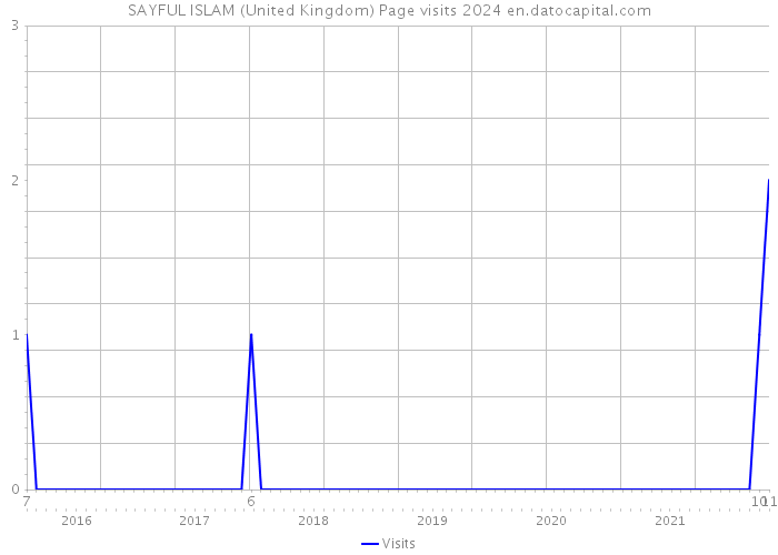 SAYFUL ISLAM (United Kingdom) Page visits 2024 