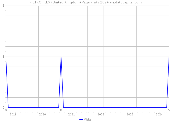 PIETRO FLEX (United Kingdom) Page visits 2024 