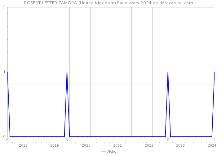 ROBERT LESTER ZAMORA (United Kingdom) Page visits 2024 