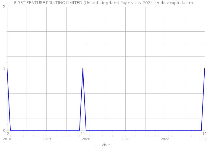 FIRST FEATURE PRINTING LIMITED (United Kingdom) Page visits 2024 