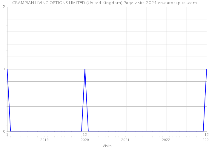 GRAMPIAN LIVING OPTIONS LIMITED (United Kingdom) Page visits 2024 