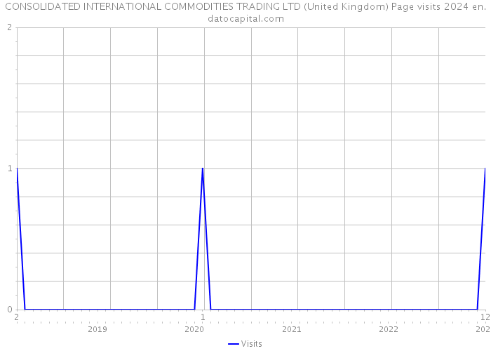 CONSOLIDATED INTERNATIONAL COMMODITIES TRADING LTD (United Kingdom) Page visits 2024 