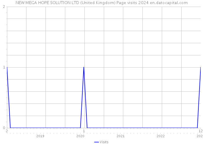 NEW MEGA HOPE SOLUTION LTD (United Kingdom) Page visits 2024 