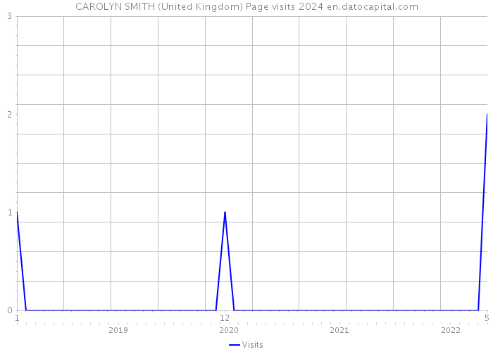 CAROLYN SMITH (United Kingdom) Page visits 2024 