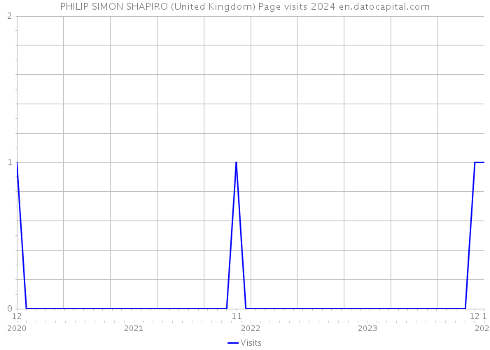 PHILIP SIMON SHAPIRO (United Kingdom) Page visits 2024 