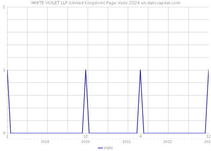 WHITE VIOLET LLP (United Kingdom) Page visits 2024 