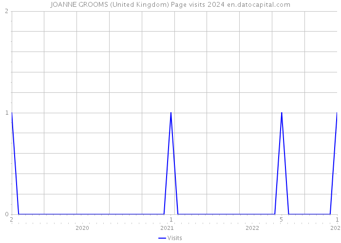 JOANNE GROOMS (United Kingdom) Page visits 2024 