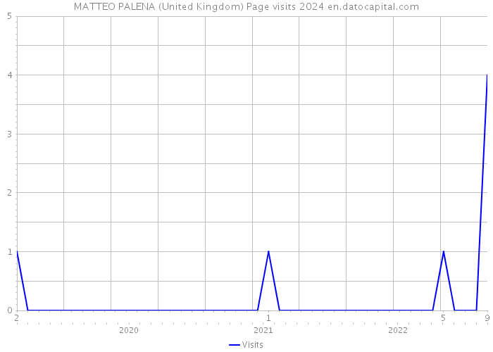 MATTEO PALENA (United Kingdom) Page visits 2024 