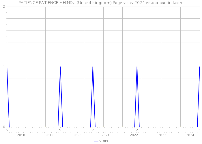 PATIENCE PATIENCE MHINDU (United Kingdom) Page visits 2024 