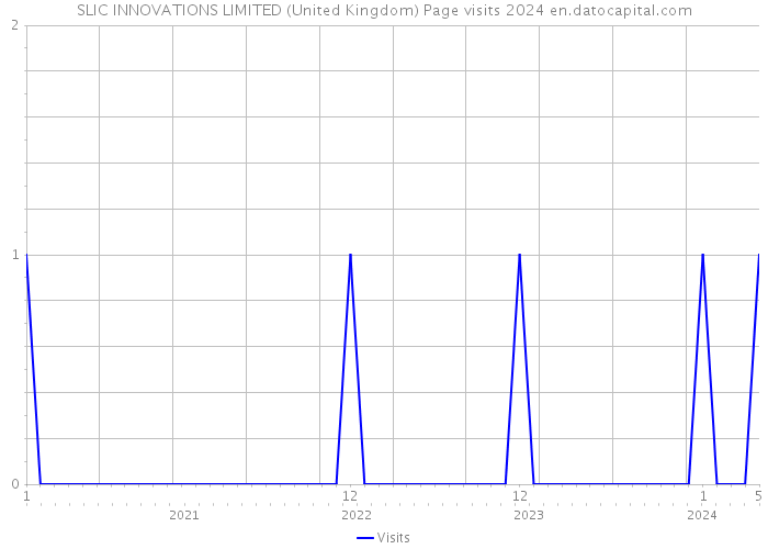 SLIC INNOVATIONS LIMITED (United Kingdom) Page visits 2024 