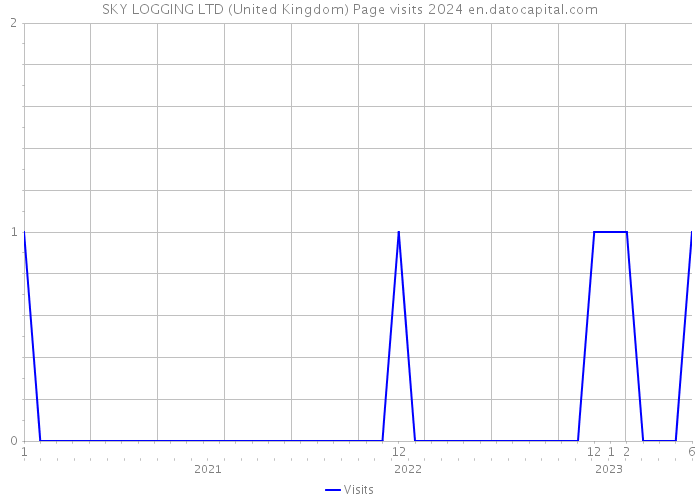SKY LOGGING LTD (United Kingdom) Page visits 2024 