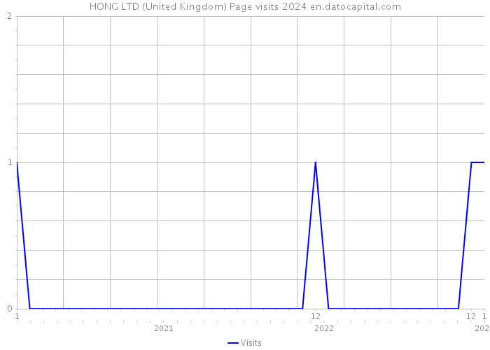 HONG LTD (United Kingdom) Page visits 2024 