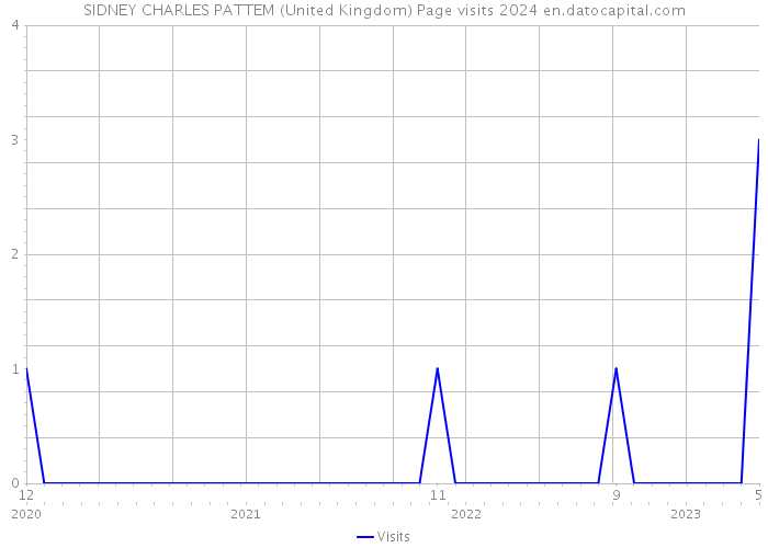 SIDNEY CHARLES PATTEM (United Kingdom) Page visits 2024 