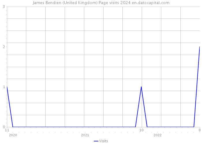 James Bendien (United Kingdom) Page visits 2024 