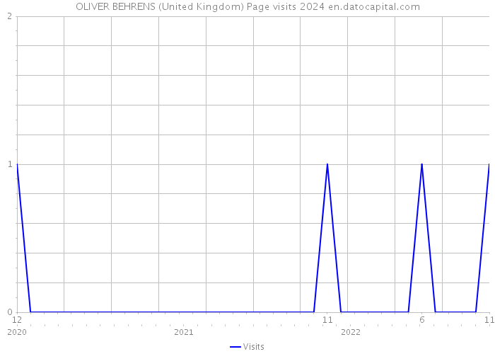 OLIVER BEHRENS (United Kingdom) Page visits 2024 
