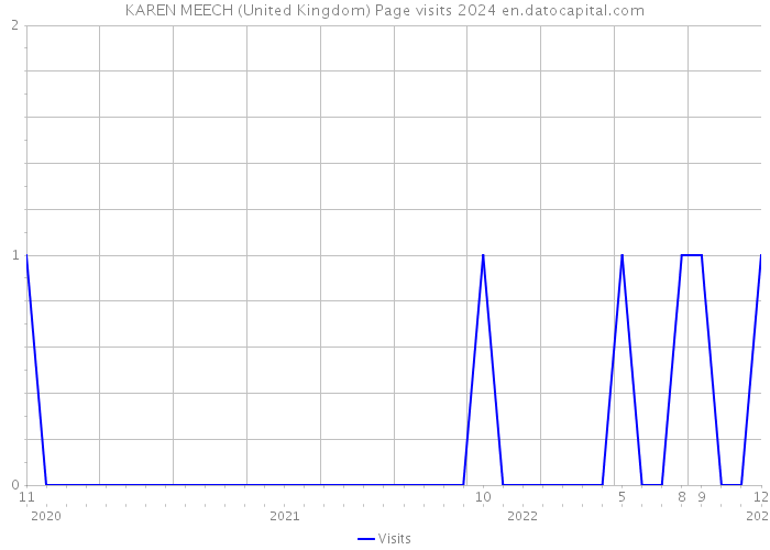 KAREN MEECH (United Kingdom) Page visits 2024 
