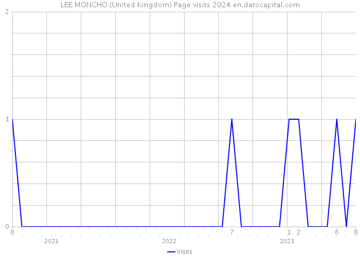 LEE MONCHO (United Kingdom) Page visits 2024 
