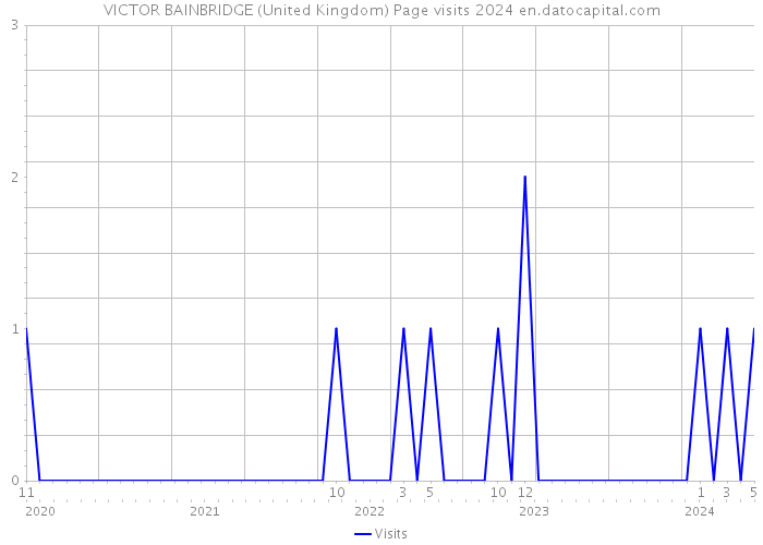 VICTOR BAINBRIDGE (United Kingdom) Page visits 2024 