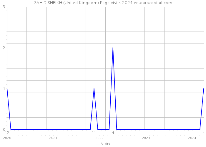 ZAHID SHEIKH (United Kingdom) Page visits 2024 