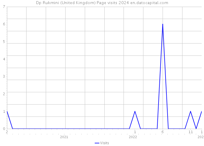 Dp Rukmini (United Kingdom) Page visits 2024 