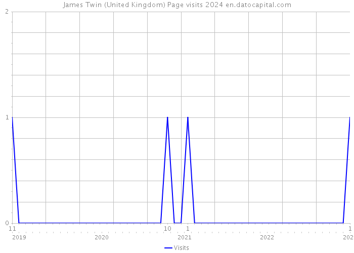 James Twin (United Kingdom) Page visits 2024 