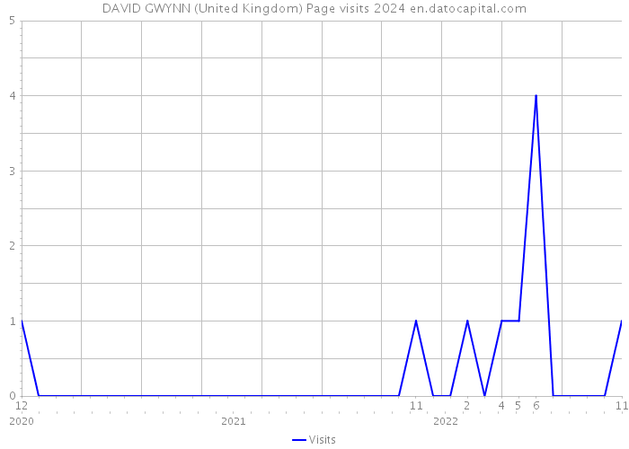 DAVID GWYNN (United Kingdom) Page visits 2024 