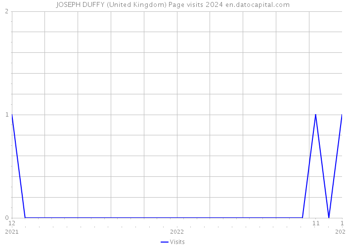 JOSEPH DUFFY (United Kingdom) Page visits 2024 