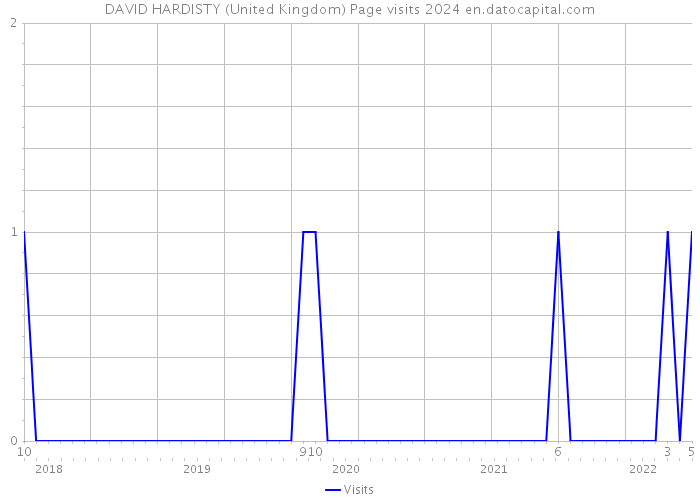 DAVID HARDISTY (United Kingdom) Page visits 2024 