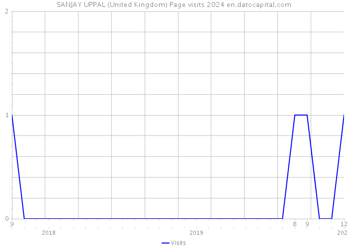 SANJAY UPPAL (United Kingdom) Page visits 2024 