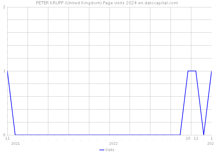 PETER KRUPP (United Kingdom) Page visits 2024 