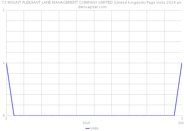 73 MOUNT PLEASANT LANE MANAGEMENT COMPANY LIMITED (United Kingdom) Page visits 2024 