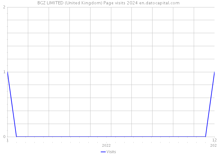 BGZ LIMITED (United Kingdom) Page visits 2024 
