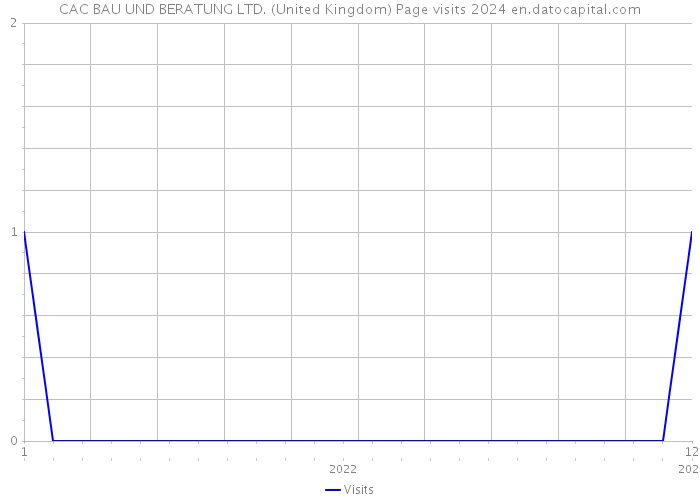 CAC BAU UND BERATUNG LTD. (United Kingdom) Page visits 2024 