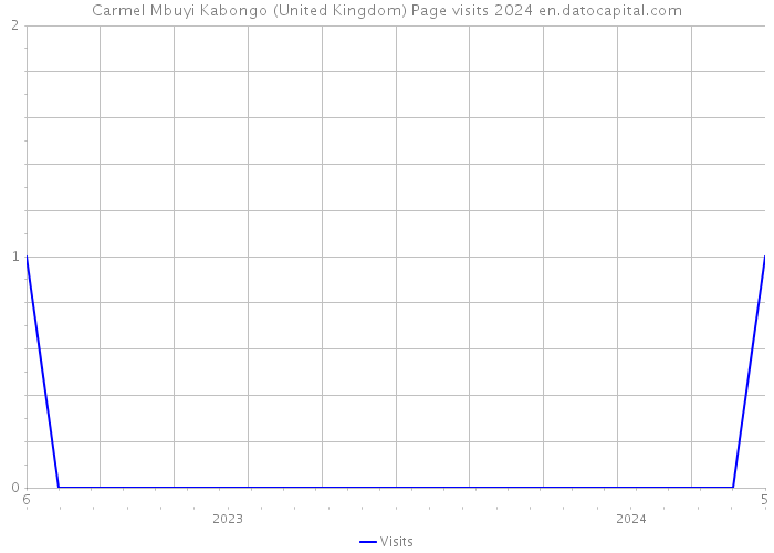 Carmel Mbuyi Kabongo (United Kingdom) Page visits 2024 