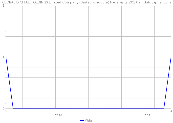 GLOBAL DIGITAL HOLDINGS Limited Company (United Kingdom) Page visits 2024 