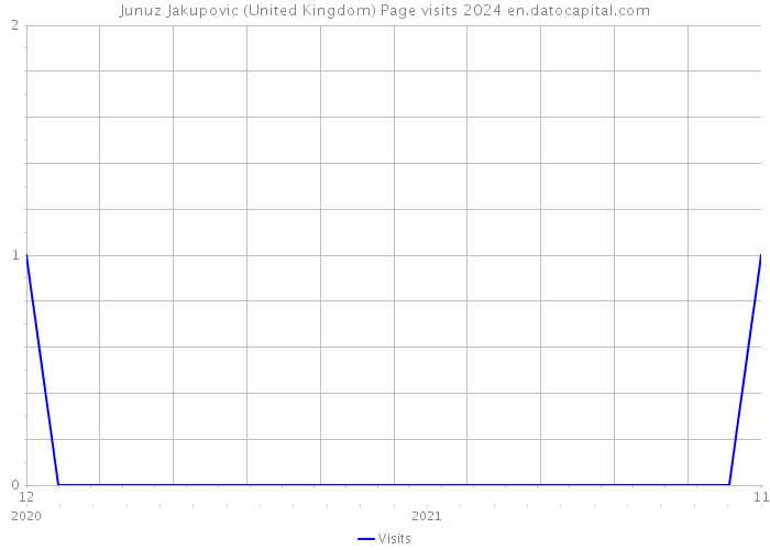 Junuz Jakupovic (United Kingdom) Page visits 2024 