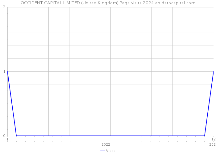 OCCIDENT CAPITAL LIMITED (United Kingdom) Page visits 2024 