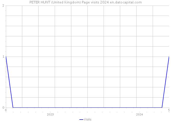 PETER HUNT (United Kingdom) Page visits 2024 