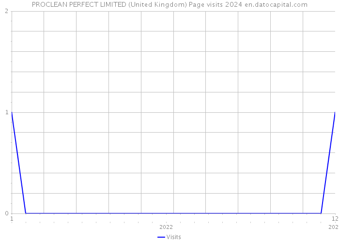 PROCLEAN PERFECT LIMITED (United Kingdom) Page visits 2024 