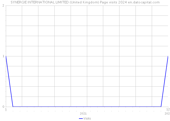 SYNERGIE INTERNATIONAL LIMITED (United Kingdom) Page visits 2024 