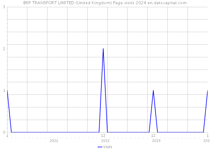 BRP TRANSPORT LIMITED (United Kingdom) Page visits 2024 