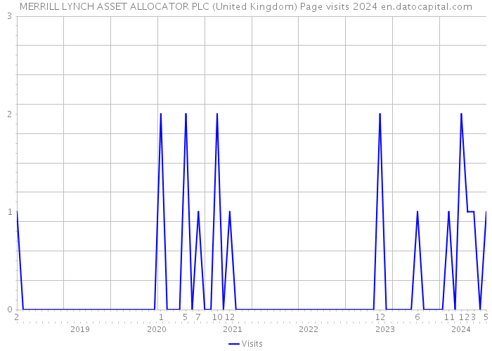 MERRILL LYNCH ASSET ALLOCATOR PLC (United Kingdom) Page visits 2024 